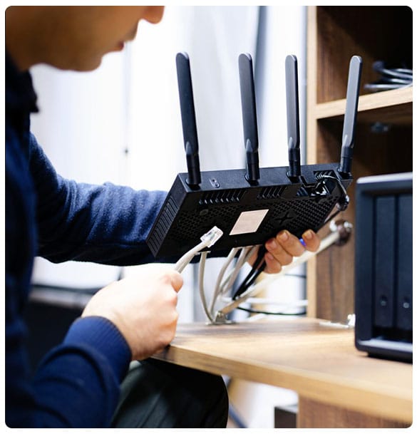 WiFi router and home networking setup