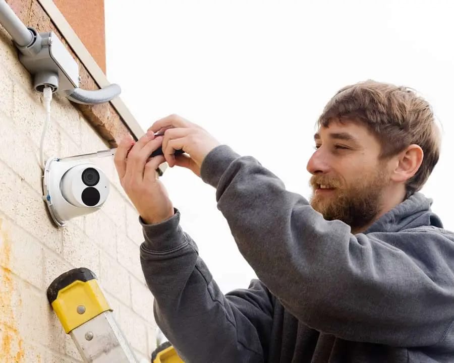 Professional CCTV camera installation